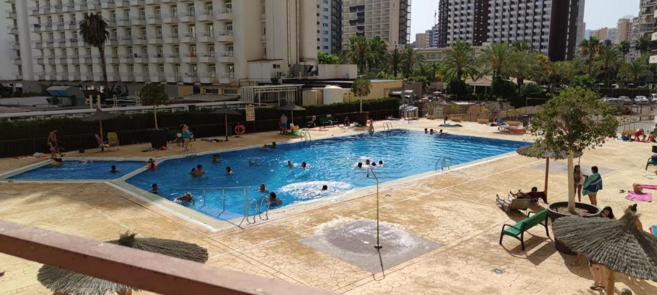 Precioso Apartamento Con Piscina Y Vistas Al Mar Mediterraneo. ベニドルム エクステリア 写真